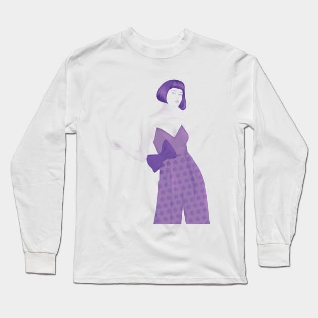 Viola Long Sleeve T-Shirt by njikshik